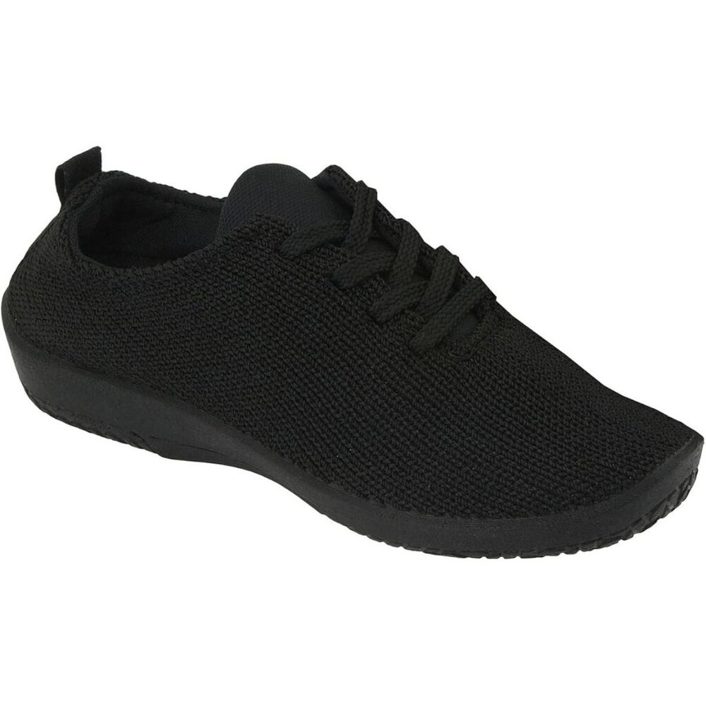 NEW Arcopedico Women LS Knit Black Lace Up Sneaker Dress Shoes